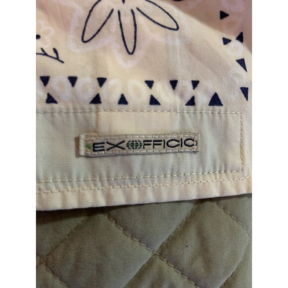 Quilted Outdoor Hunter Fishing Vest w Matching Bandana Ex Officio Ladies Medium - Picture 11 of 15